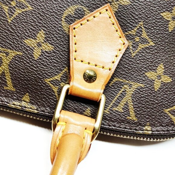 Authentic Louis Vuitton Alma Brown Monogram Hand Bag mn650-111725 - Picture 9 of 16